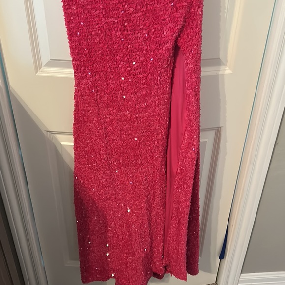 pink sparkly formal dress - Picture 2 of 4